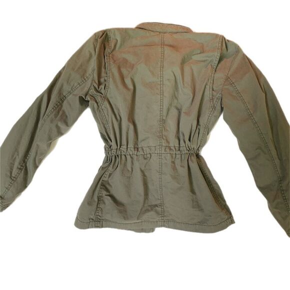 Gap Military Jacket Woman S Boys XL Green Utility Field Cargo Street Urban Retro - Picture 5 of 15